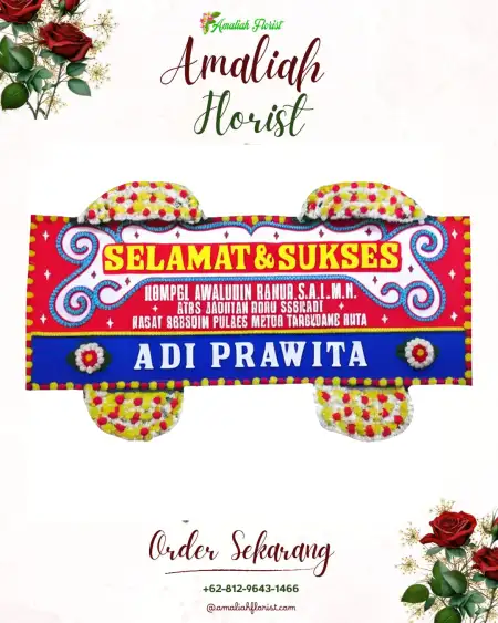 Papan Bunga Ucapan Selamat Cikeris